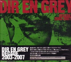 ＊中古CD Dir en greyディル・アン・グレイ/DECADE2003-2007デジタルリマスター仕様ベストアルバム 帯・スリーヴケース付き