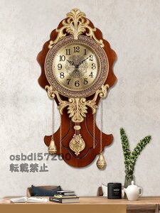 人気★壁掛け時計 静音 飾り物 壁掛け時計 ヨーロッパ式　応接間 トレロ 豪華