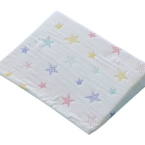 【サンデシカ セット売り】吐き戻し防止マット 6重ガーゼスリーピングピロー 新生児から使える 身体にフィットする抱っこ型まくら