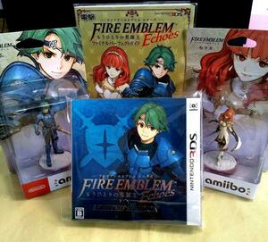 新品 ファイアーエムブレム Echoes もうひとりの英雄王 LIMITED 4点セット ファイナルパーフェクトガイド amiibo アルム セリカ 