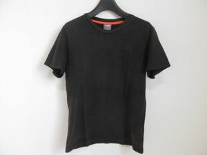 (53834)PUMA　プーマ　半袖　Tシャツ　カットソー　ブラック　S　USED