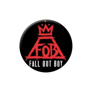 Fall Out Boy 缶バッジ フォール・アウト・ボーイ Crown
