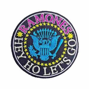 Ramones アイロンパッチ／ワッペン ラモーンズ Hey Ho Seal