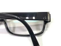 ck Calvin Klein セルフレーム スクエア 眼鏡 CK5711A サイズ 54□16 140 ブラック 金具シルバー 度入り カルバン クライン 23071102_画像4