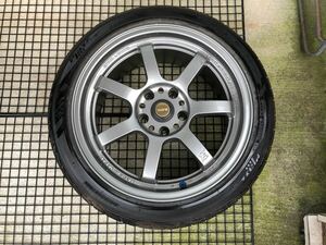 レイズ グラムライツ 57S 245/40R17 8.5J+30 5穴 PCD114.3 17インチ タイヤホイール 1本 105