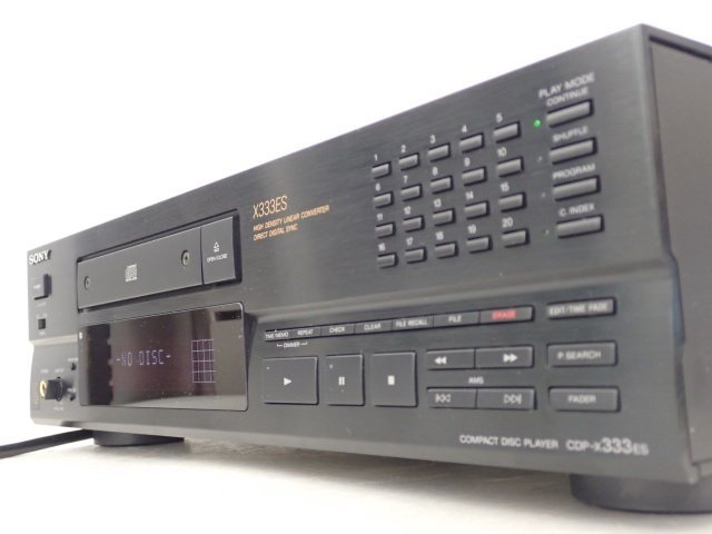 高価値セリー SONY CDP-X333ES CDプレイヤー その他 - news.fitnyc.edu
