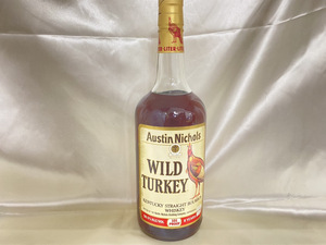 L975大人気！【古酒】WILD TURKEY WHISKEY 8 YEARS/ワイルドターキー ウィスキー 8年鳥正面 1000ml 未開封 50.5％