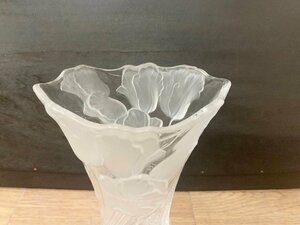 クリスタル HOYA CRYSTAL フラワーベース 花瓶 かびん ガラス 花瓶 花器 クリスタルガラス