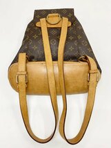 ルイヴィトン Louis Vuitton モンスリMM モノグラム リュックサック 鞄 レザーバッグ M51136 レディース_画像4