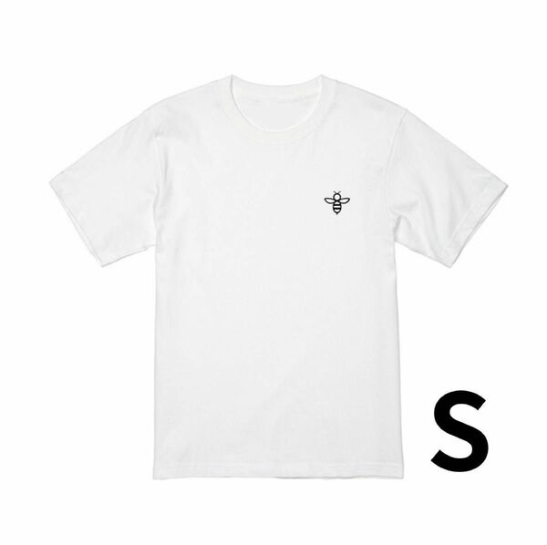 eight bee tシャツ 新品未使用　ロゴ WHITE 障がい　アパレル Sサイズ シャツ 障がい福祉 Tシャツ 就労支援A