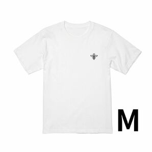 eight bee tシャツ 新品未使用　ロゴ WHITE 障がい　アパレル Mサイズ シャツ 障がい福祉 Tシャツ 就労支援A