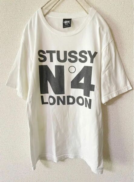 SALE！OLD stussy ステューシー ビックロゴ Tシャツ n4 LONDON Tシャツ 半袖Tシャツ