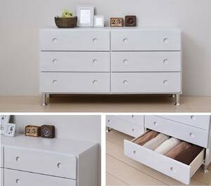  new goods chest arrangement chest of drawers sliding rail attaching drawer / adjuster with function legs / moving new . finding employment one person living .. one person part shop / is possible to choose 2 type x 3 color 