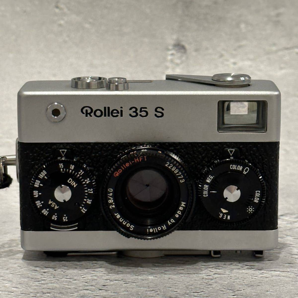 ☆ローライ ROLLEI 35 S Sonnar2.8/40 Rollei-HFT 【純正ケース