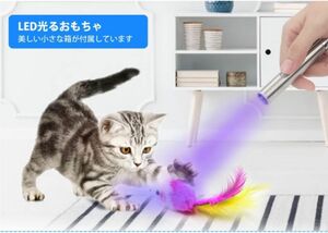 猫用おもちゃ じゃれ猫ネズミ１個付３in1 多機能LED 猫用光るおもちゃ