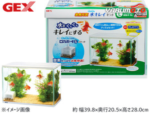 GEX 金魚元気 ぶくぶく水キレイセットL 熱帯魚 観賞魚用品 水槽 セット水槽 ジェックス 同梱不可 送料無料