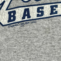 00年代 MLB ニューヨーク・ヤンキース チーム ロゴプリントTシャツ メンズXL_画像6