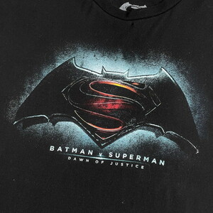 ビッグサイズ BATMAN V SUPERMAN DAWN OF JUSTICE プリントTシャツ メンズ2XL