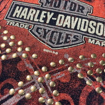 ビッグサイズ USA製 Harley-Davidson ハーレーダビッドソン ノースリーブ タンクトップ メンズ3XL_画像4