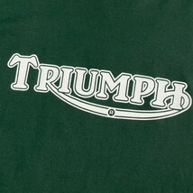 90年代 TRIUMPH トライアンフ ツートンカラー ロゴプリント Tシャツ メンズXL_画像1