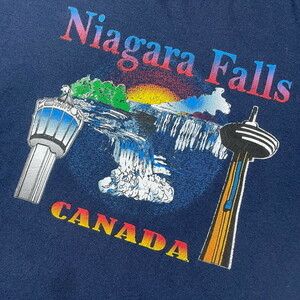 90年代 NIAGARA FALLS CANADA スーベニア アート プリントTシャツ メンズXL相当