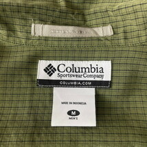 Columbia コロンビア チェック柄 半袖 レーヨンシャツ メンズM_画像9