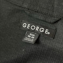 GEORGE 2トーン 切替 開襟シャツ オープンカラーシャツ メンズXL_画像6