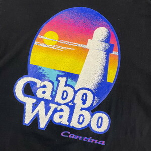 USA製 90年代 CaboWabo サミー ヘイガー Bar アドバタイジング バックプリントTシャツ メンズXL
