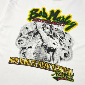 ～00年代 USA製 SOHK SCHOOL OF HARD KNOCKS BOB MARLEY MUSIC FESTIVAL プリントTシャツ メンズ2XL