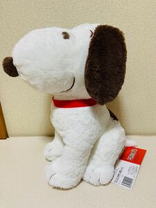 snoopy スーパーラージぬいぐるみ　おすわりブラウンVer