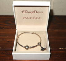 Pandora　パンドラ　× Disney　ディズニー　シルバー９２５　ブレスレット　／　ブレス　９２５　ミッキー_画像1