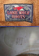 LONE WOLF BOOTS　ロンウルフ　ホーウィンレザー　LOGGER　ロガー　ブーツ　8 1/2　２６．５㎝　/　 LW00125　東洋　TOYO _画像9