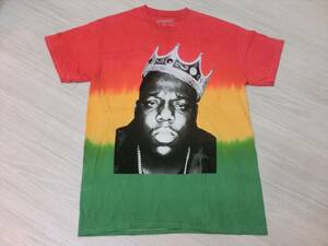 The Notorious B.I.G. Tシャツ ビンテージ USA ラスタカラー ラップ ラッパー ビギー ノトーリアス ビッグ HIP HOP アメリカ古着 レゲエ