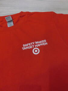 USA super TARGET Target T-shirt red red Vintage old clothes T-shirt Ad ba Thai Gin g enterprise thing America 