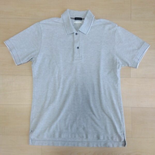 TOMMORROWLAND ポロシャツ　M 半袖　グレー　綿100% 日本製