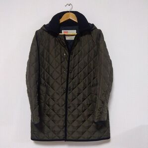 マッキントッシュ Weatherwear キルティングコート カーキ フード付