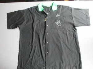 Z5101 бесплатная доставка [ Vintage 70s USA боулинг рубашка King Louie King Louis :XL] б/у товар collectors item мужской мужчина 