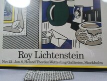 K113【Roy Lichtenstein ロイ・リキテンスタインポスター】額装保管品 状態良好_画像3