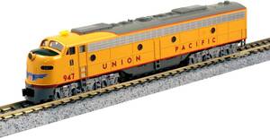 KATO USA railroad model product N EMD E9A Union Pacific #947 Los Angeles city for armor - yellow (176-5323)n204