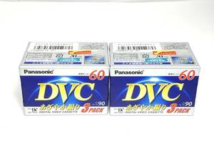未使用品 パナソニック AY-DVM60V3 2セット 6本 ミニDV テープ