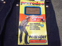 ビンテージ80's●DEADSTOCK Wrangler 13MWZ表記W29 L30●230727i7-m-pnt-jns-w29デッドストックラングラーデニムジーンズストレートUSA製_画像5