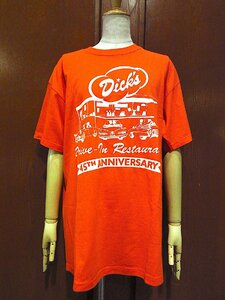 ビンテージ90's●Dick's Drive In Restaurant半袖プリントTシャツsize L●230709m3-m-tsh-ot企業系スーベニアトップスメンズ古着