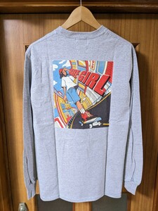 未使用美品 ROOPTOKYO×msy. コラボ SKATE L/S TEE ロングスリーブ Tシャツ ユニセックス ビッグシルエット スケート M バックプリント