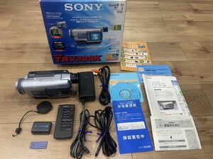 ほぼ未使用★SONY DCR-TRV300K Digital8 8ミリ デジタルビデオカメラレコーダー