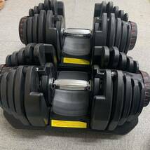 ★DUMBBELL ダンベル 可変式ダンベル アジャスタブルダンベル 5kg〜40kg 2個セット_画像1