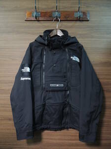 ◆ 美品 S 国内正規 16SS Supreme The North Face Steep Tech Hooded Jacket シュプリーム ノースフェイス コラボ パーカー ジャケット 黒