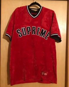 Supreme ベロア フットボールジャージ Baseball Jersey　ブルズカラー　ジョーダン