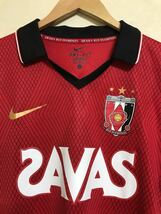 【良品】 NIKE URAWA REDS ナイキ 浦和レッズ オーセンティック ユニフォーム 2011 ホーム 背番号5 高橋峻希 サイズL 半袖 選手用 Jリーグ_画像2