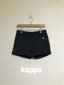 【美品】 kappa カッパ ゴルフ レディース ショート パンツ サイズ7 黒 GW18712 フェニックス