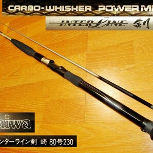 ★必見！美品！MAX120号！DaiwaダイワCW PM HZ ILインターライン剣崎80-230 パッケージ付 ワラサ 大鯛 ヒラマサに！の画像2